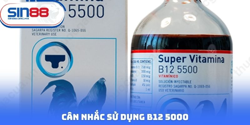 Cân nhắc sử dụng B12 5000