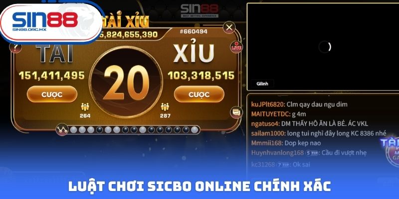 Luật chơi Sicbo Online