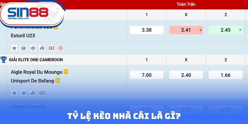 Tỷ lệ kèo nhà cái là gì?