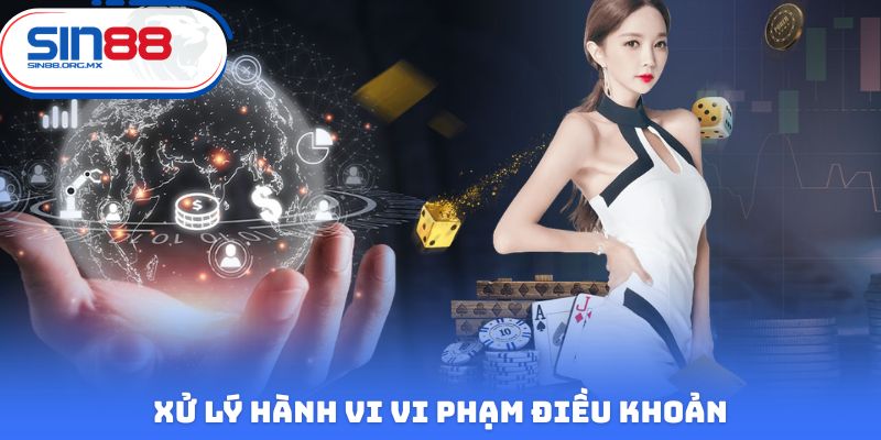 Xử lý hành vi vi phạm điều khoản